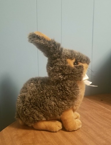 Dan Dee Collector's Choice Bunny Rabbit Plush 12" Gray Brown Stuffed Animal - Picture 4 of 11