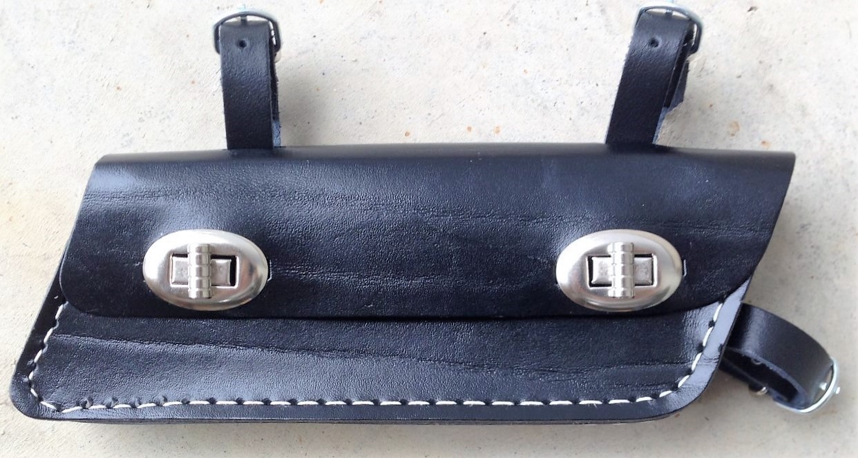 Sacoche de cadre velo cuir pour rouler sans sac a dos en ville