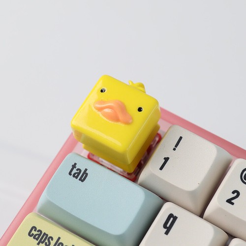 Personalized Keycap Cute Duck Pig Keycaps Gaming Mechanical Keyboard Keycap - Afbeelding 4 van 9