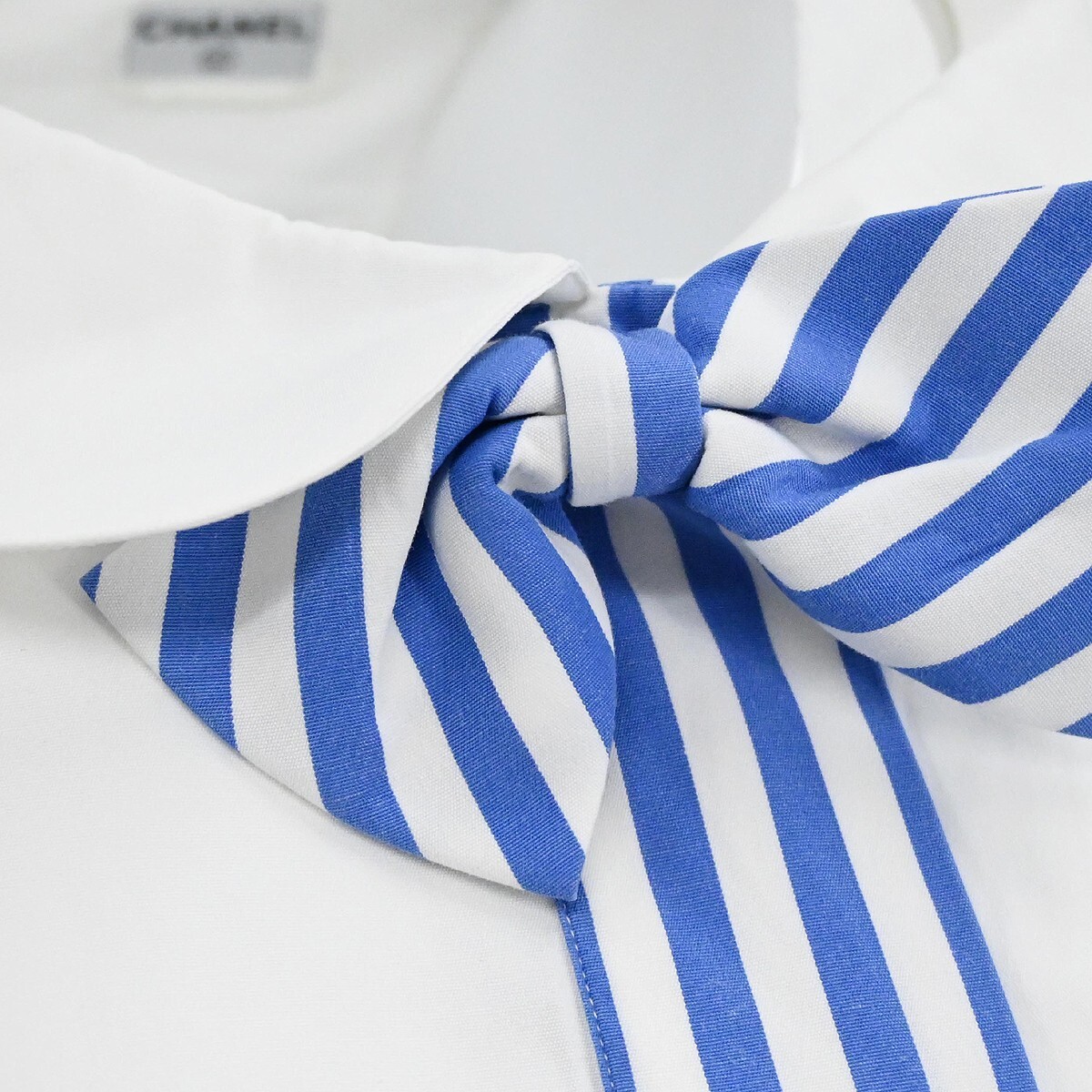 Chanel Short Sleeve Shirt White 192972 | eBay