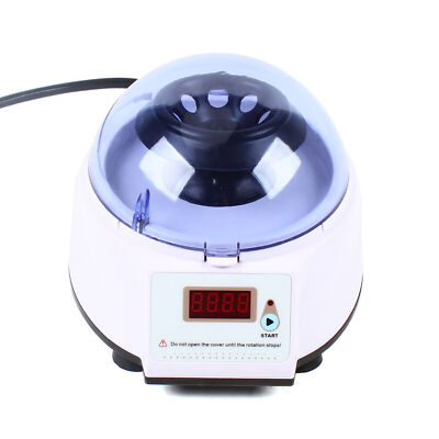 New LCD Digital Lab Micro PCR Centrifuge Machine Timing Adjustment 110V 4000rpm