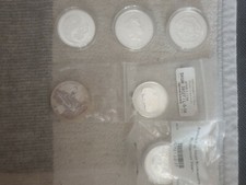silver coins 1 and 2 oz great condition PLEASE READ DESCRIPTION 104.35 per troy oz