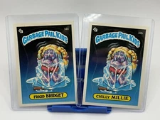 1985 TOPPS SERIES 1 GARBAGE PAIL KIDS 32A FRIGID BRIDGET AND 32B CHILLY MILLIE