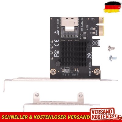 Computer PCI-E 1X zu SATA Mining Extension Adapter 6Gbps Mini für Windows/Linux