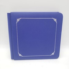Creative Memories 7x7 Blue Scrapbook Album 12 White Pages