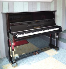 Blüthner Klavier, schwarz poliert, komplett überholt