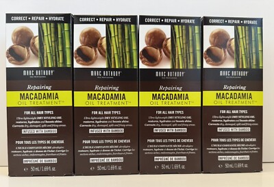 4 X Marc Anthony Repairing Macadamia Oil Treatment For All Hair Types 1.69 Oz
