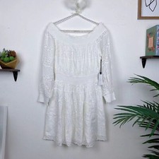 ASTR The Label Solstice Mini Dress White NWT Women Dress Size Small