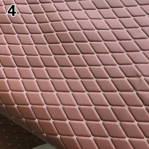 UK STOCK DIY Car Interior Faux Leather Fabric Sponge Quilted Embroidery Material - Picture 9 of 17