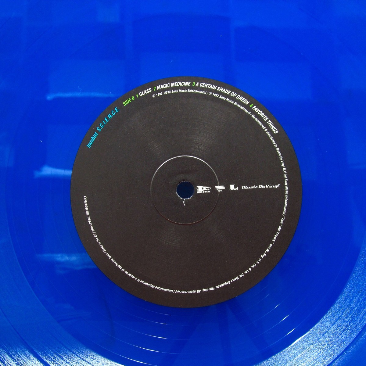 Incubus – S.C.I.E.N.C.E. - 2LP, Ltd transparent blue vinyl (#0028