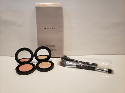Mally ~ Effortlessly Airbrushed Blush & Highlighter ~ Peach perfect & Stardust