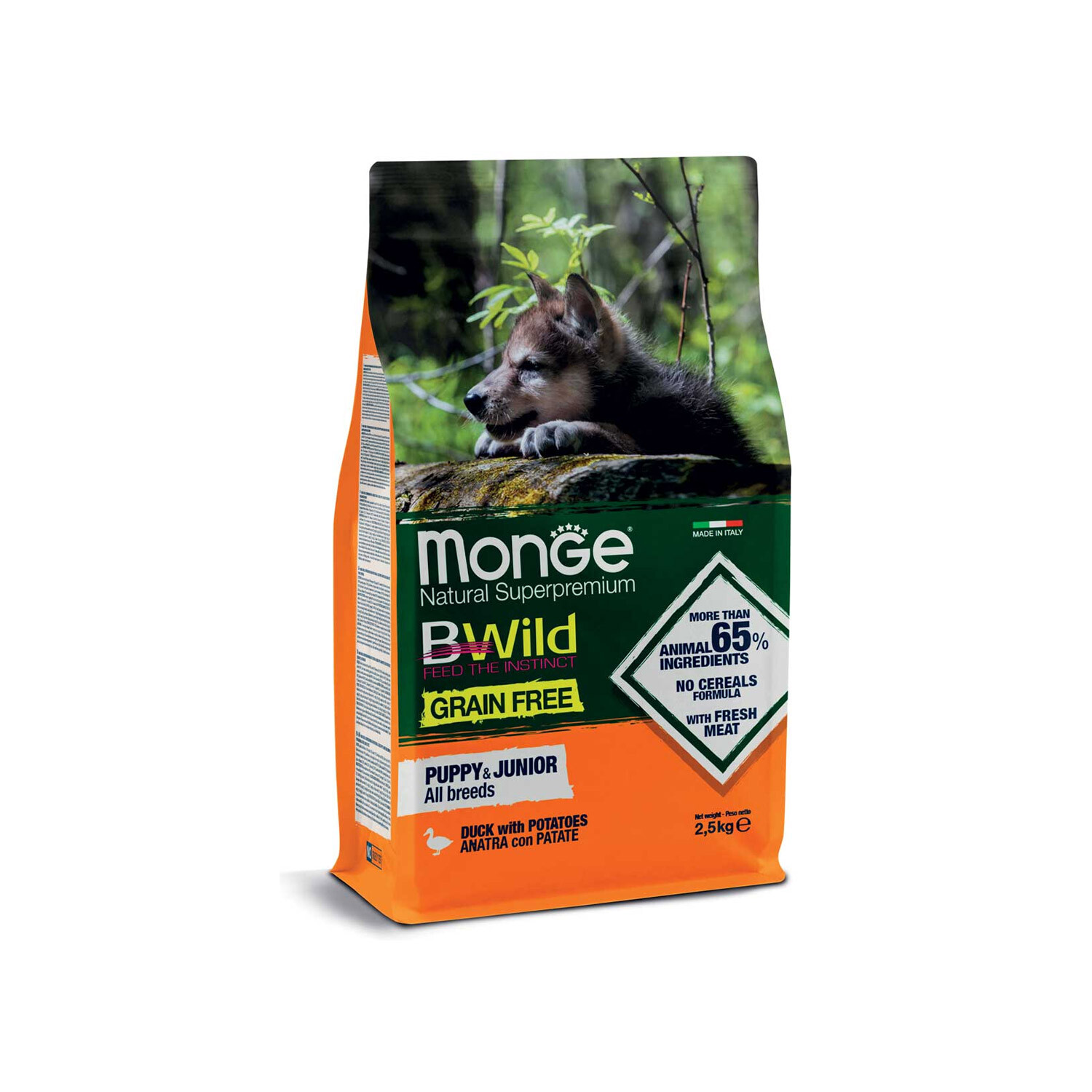 Monge BWild Grain Free Puppy: Recensione Tecnica Anatra e Patate