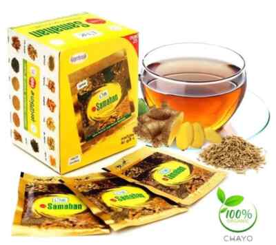Samahan Ayurvedic Herbal Tea - Natural Cold & Cough Relief with 14 Herbs - FREE