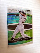 2020 Panini Prizm Brilliance White Wave Prizm Charlie Blackmon #B-10