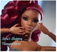 Barbie Signature Fully Posable Barbie Looks # 7 Model Doll Petite Curly Red Hair