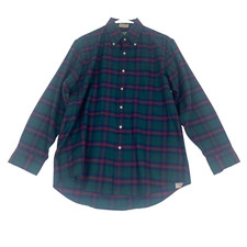 L.L Bean Button Down Shirt Mens SZ 16-33 Striped Long Sleeve Cotton Made in USA