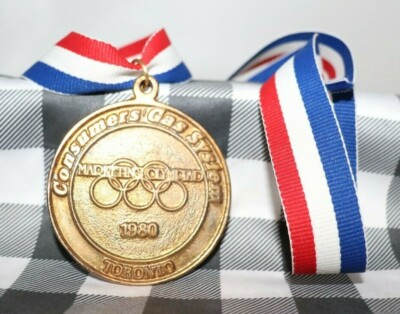 #ad #ad 1980 Toronto Marketing Olympiad Consumer Gas System Medal $28.01