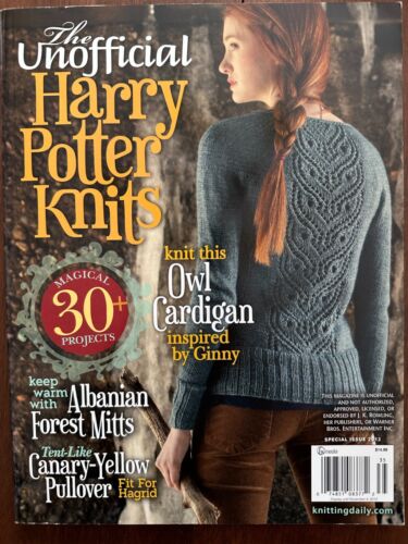 The Unofficial HARRY POTTER KNITS Knitting Pattern Magazine 2013 OOP 30 Projects