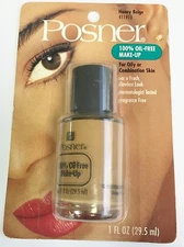 2 bottles Posner 100 % Oil Free Make Up - Honey Beige 411910