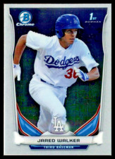 2014 BOWMAN CHROME MINI #64 JARED WALKER LOS ANGELES DODGERS