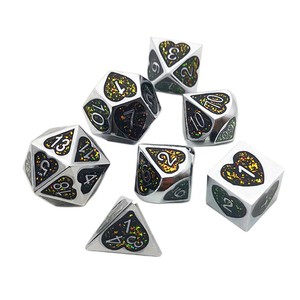 7pc Solid Polyhedral Dice Set For Mtg Dnd Rpg Trpg Board Games Supplies 3 Ebay