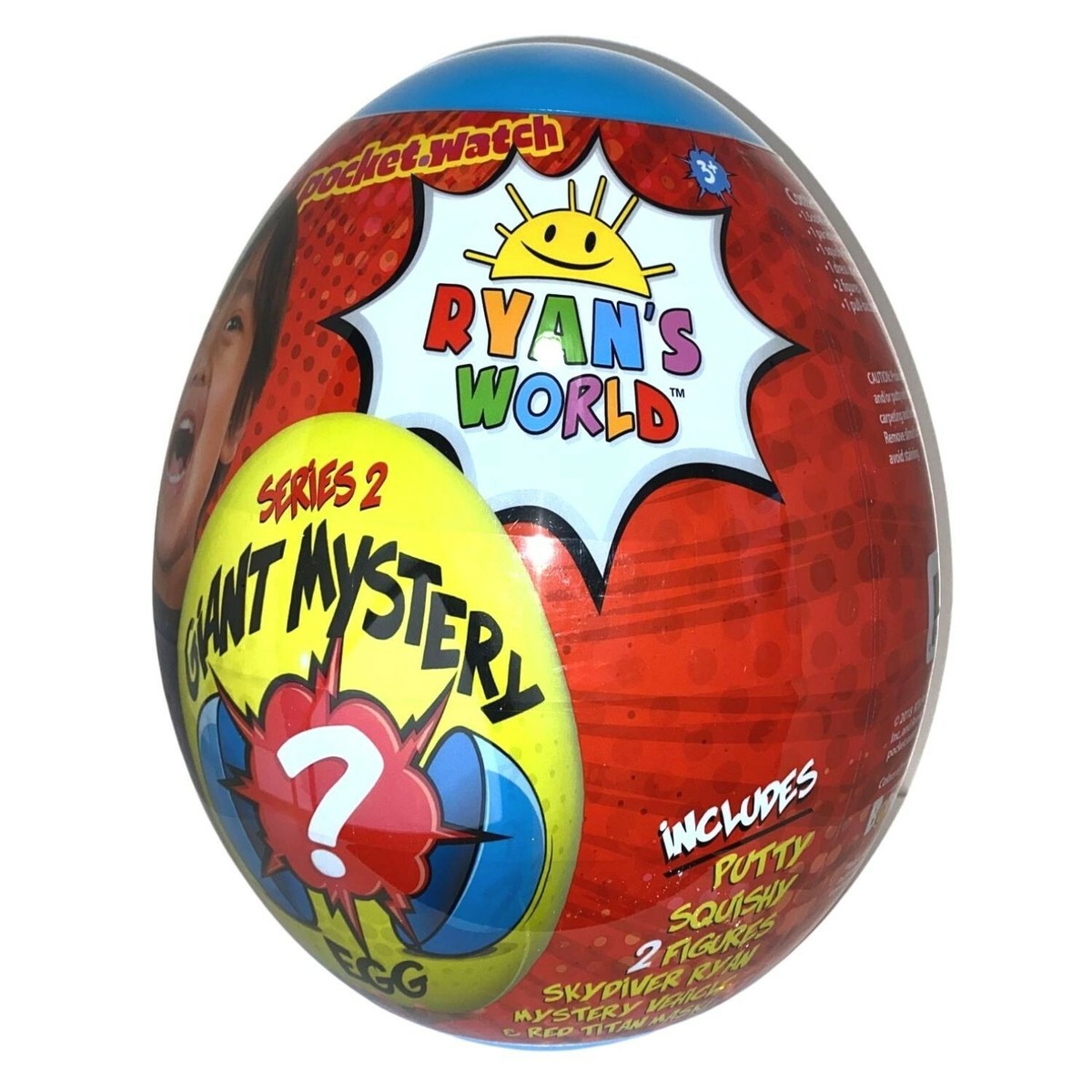Ryan's World Limited Edition Giant Mystery Egg Series 2 Blue | eBay