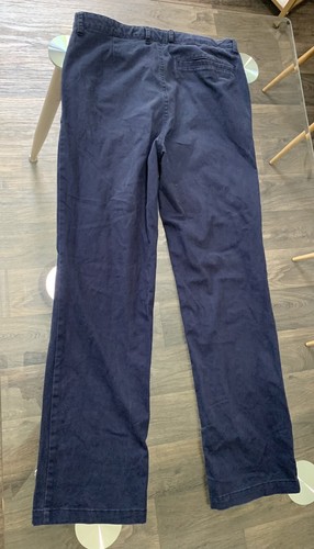 Boy Uniform Pants Size 18 LOT Navy Blue - Picture 3 of 3