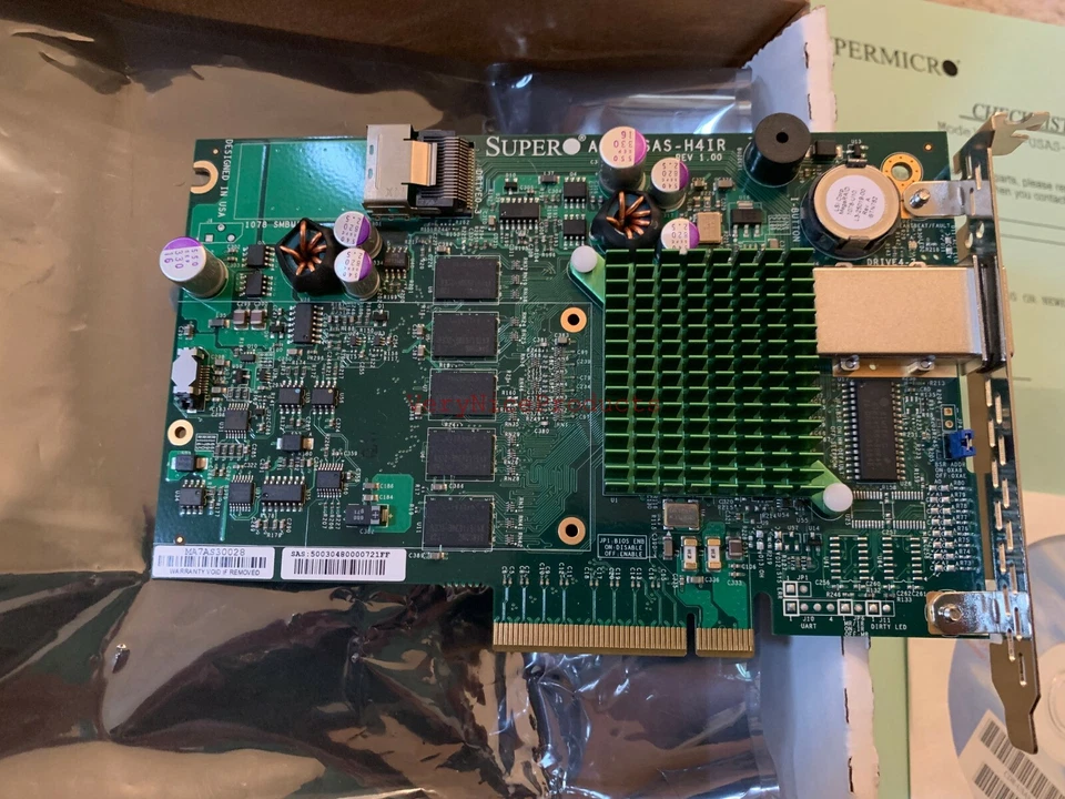 Supermicro AOC-USAS-H4IR 3Gb/s 4-Internal And 4-External Ports SAS Raid Adapter - Image 2 of 3