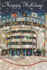 Danny O Yankee Stadium Holiday Cards 6" x 4" Box of 12 including envelopes