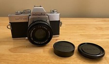 Minolta SRT100 Film Camera w/ Minolta 1:2 50mm Lens Parts/ Repair, Read Below 