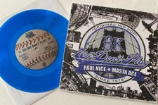 PAUL NICE & MASTA ACE BK (We Don't Play) 7" Blue Vinyl Joe Buck HIP HOP RAP