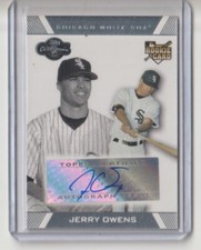 JERRY OWENS 2007 TOPPS COSIGNERS #110 RC AUTOGRAPH