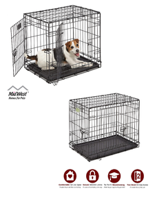 metal dog crate divider panel