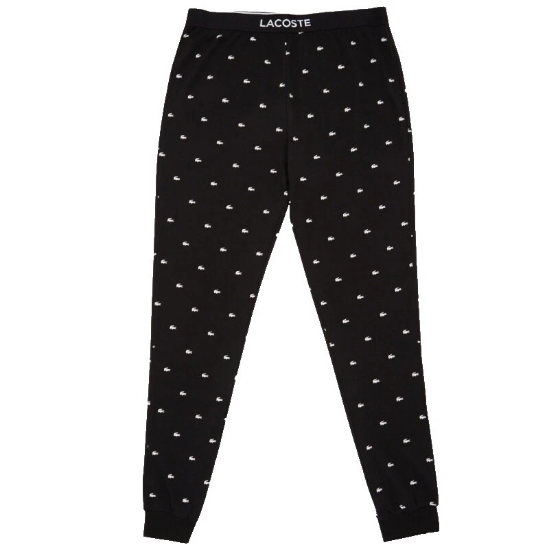 Pijamas y batas Negro Mezcla de algodón para hombres