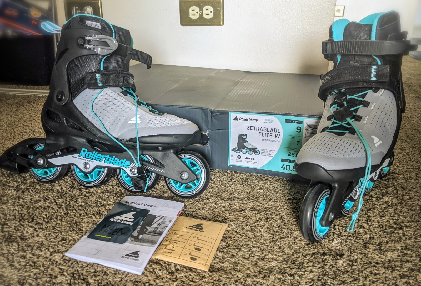 NIB! Rollerblade Zetrablade Elite Inline, Size 9 Women 888341719887 eBay