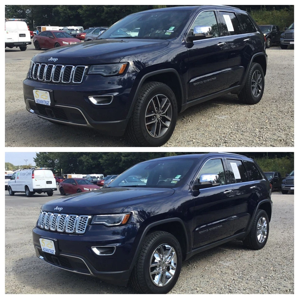 (1) Un revestimiento de rueda cromado para Jeep Grand Cherokee 8918-PC 17-18 Foto 3 de 4