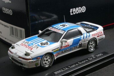 EBBRO 43822 1:43 SCALE MINOLTA TOM'S TOYOTA SUPRA GROUP A 1990 DIE