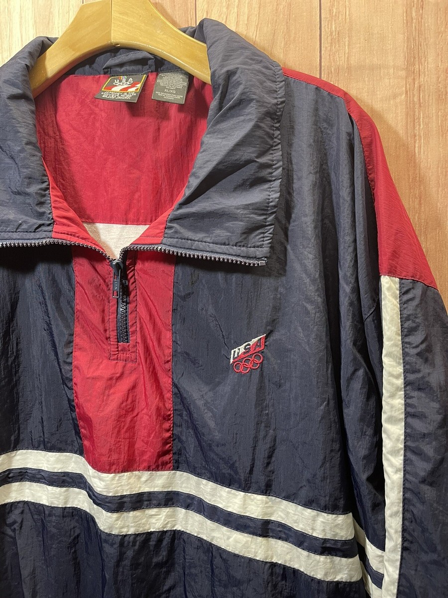 Vintage 1990s USA Olympic JC Penny Full Zip Windbreaker XL Vintage 1990s USA Olympic JC Penny Full Zip Windbreaker XL