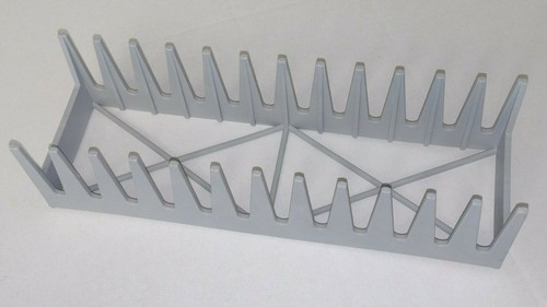 Portapiattini 12 Posti In Plastica - Oe7887, Dimensioni 75x290x90mm, Leggero E Durevole - Foto 3