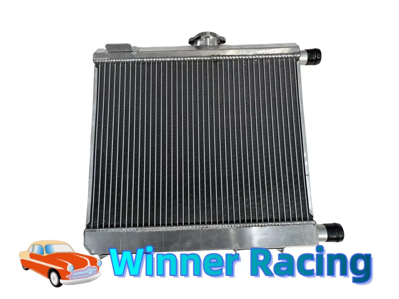 FILA Radiatore Lega Fit Lancia Fulvia 1.3 1.3S V4 +12"" 12V Ventola Elettrica & Montaggio