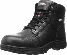 skechers men's 76987 clan waterproof work boots