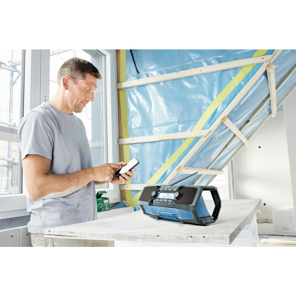 Thumbnail - Bosch Professional Gpb 18v-2 Sc Dab+ Baustellenradio Dab+, Ukw