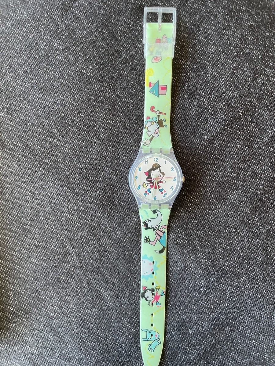 NWOT Vintage Swatch “Happiness” Red Riding Hood Watch GP116