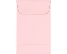 500- 3 COIN ENVELOPE 4.25x2.5 Light/Baby Pink Gummed Seal Acid Free 4-1/4x2-1/2 