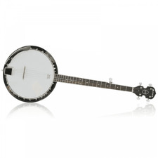 Chord Mahogany 5 String Guitar Banjo fitted with Remo Heads BNIB