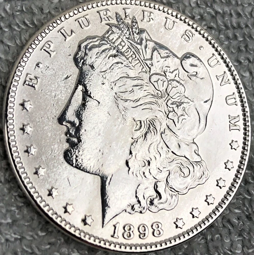1898-P Morgan Silver Dollar Absolutely Super Nice Fine Detail  170