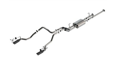 Borla S-TYPE Cat Back Fit 2009-2013 Toyota Tundra 4.6L 5.7L Exhaust 4'' BLACK Tip