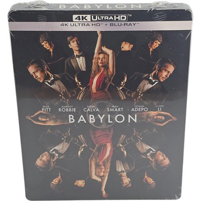Babylon 4K Ultra HD + Blu-ray SteelBook Brad Pitt, Margot Robbie Region B