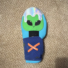 Puma Alien Design Baseball Sliding Guard for Kids Adjustable Mesh Blue Green