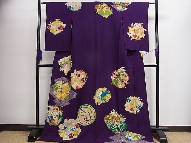 SUPREME! Antique Vintage Japanese Silk Kimono Geisha's Hikizuri